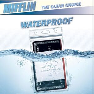 Brand new in the plastic 
100 pack of badges and neck line